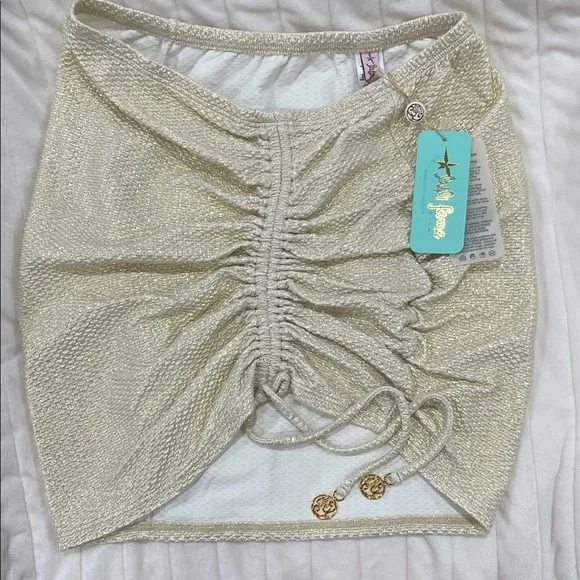 Luli fama luminous scrunch up Mini Skirt XS - Picture 3 of 6